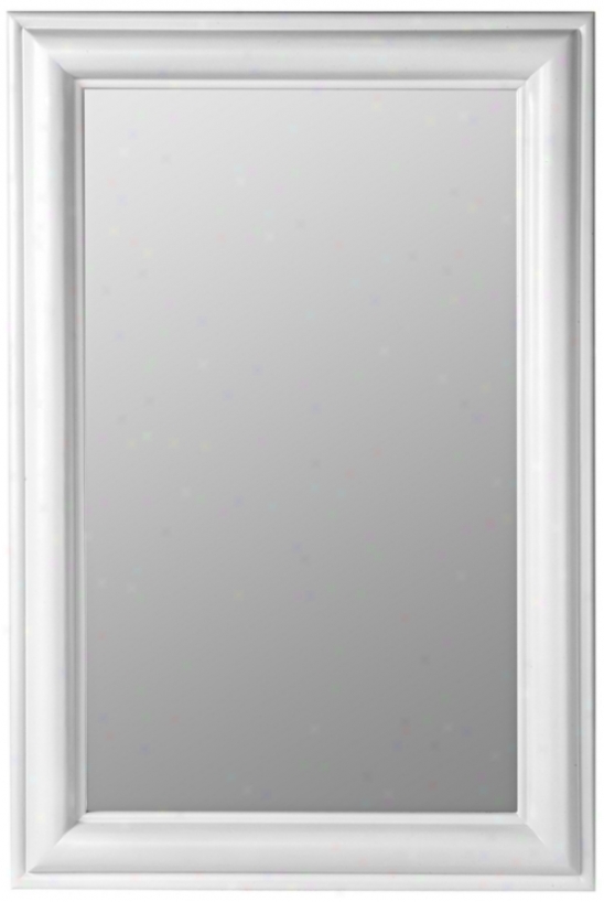 Happy Finish Simple Rectangular 36&qut; High Wall Mirror (h9730)