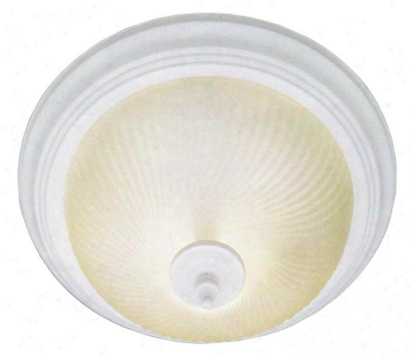 Happy Flushmount Swirled Dome Ceiling Light Fixture (17639)