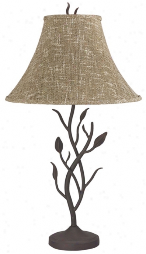 Wrought Iron Tree Table Lamp (83698)