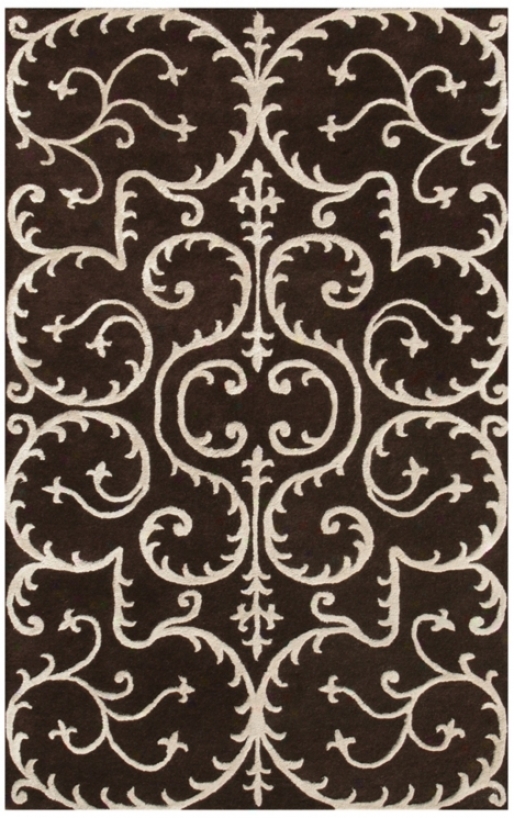 Amber Collection 704 8x11' Brown/beige Area Rug (y6973)