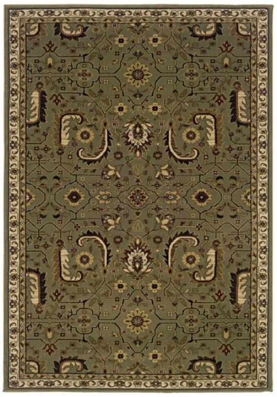 Botanical Traditions Taupe 3' 10"x5' 5" Area Rug (j1787)