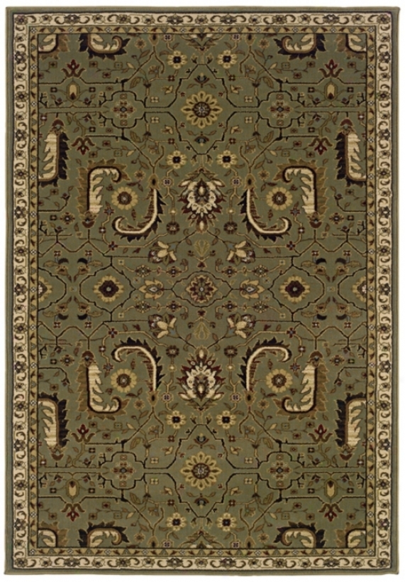 Botanical Traditions Taupe 6' 7"x9' 6" Area Rug (j1789)