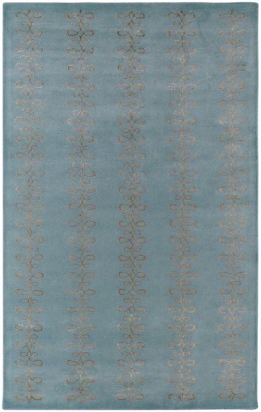 Candice Olson Modern Classic Blue And Silver Area Rug (n1409)