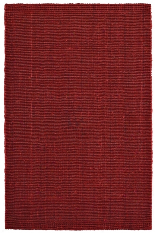 Claqsic Home Bermuda 4'x6' Red Area Rug (x5693)