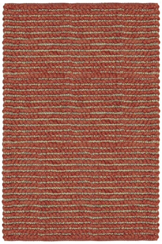 Claasic Home Valencia Wool 8'x10' Cayenne Red Area Rug (x5683)