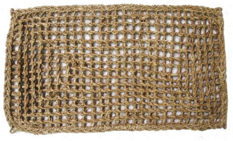 Dragon Grass 1'6 "x2'6" Woven Door Mat (1y868)