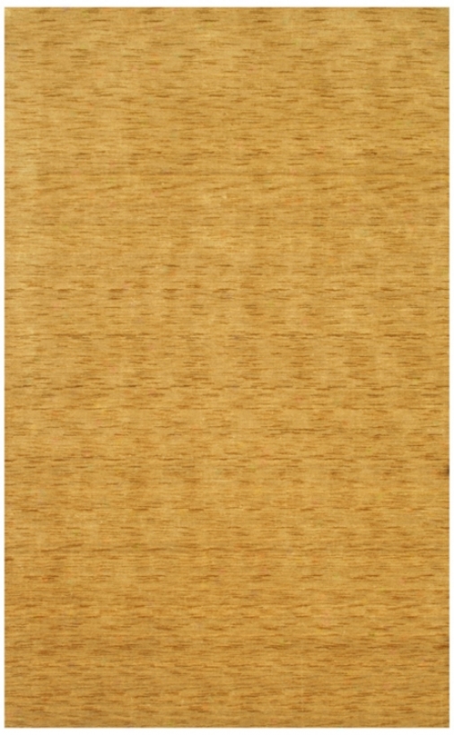 Ebony Collection 1202 5'x8' Tan Wool Area Rug (y7040)