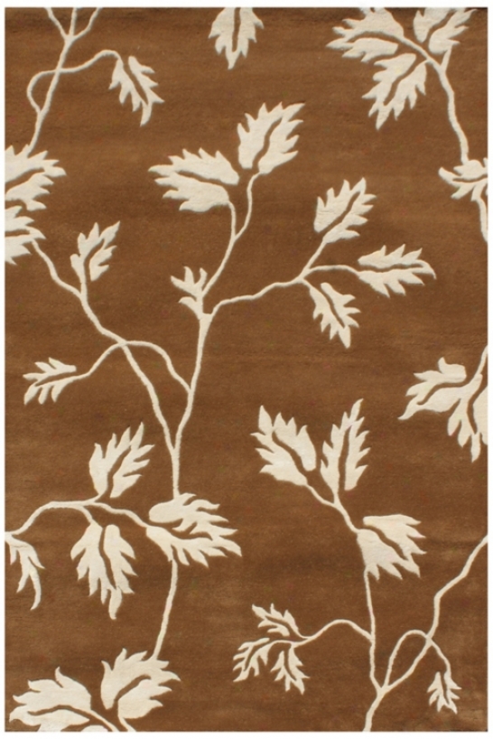 Florence Collection 4606 8'x11' Brown And Beige Area Rug (y7144)