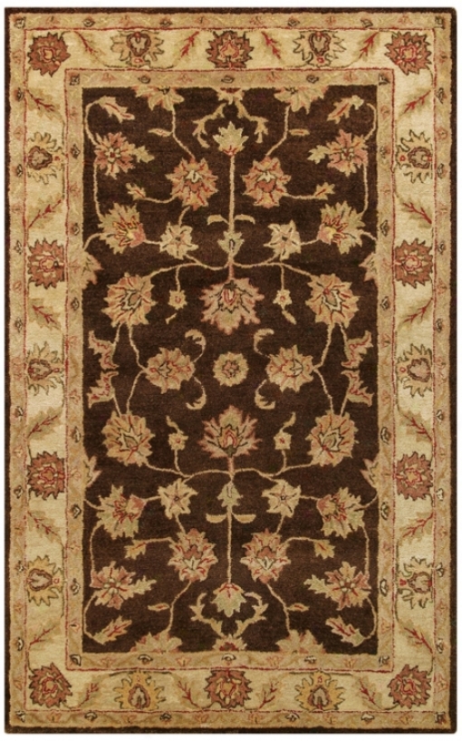 Golden Collection 802 36"x5'6" Brown And Beige Area Rug (y7261)