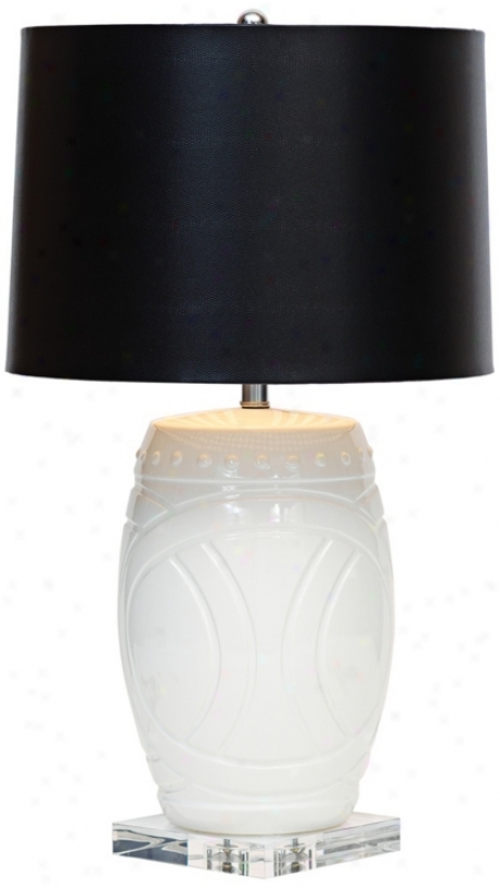 Hutchinson White Porcelain Table Lamp (x0516)
