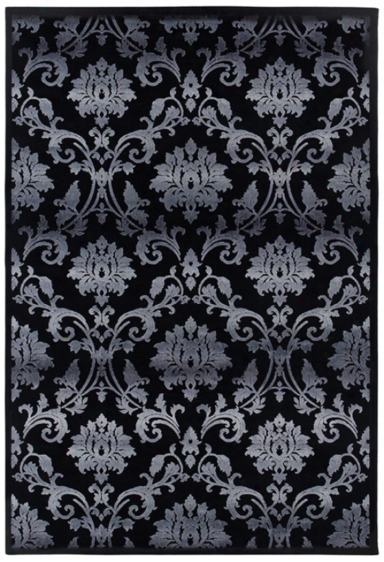Jaipur Fables Glamourous Fb25 7'6"x9'6" Black Area Rug (x7487)