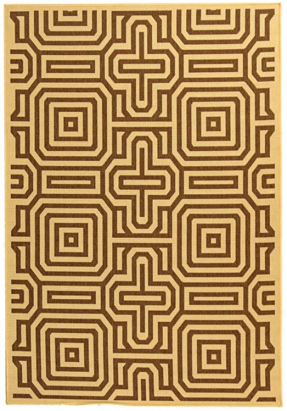 Portico Assemblage Brown 2' 0"x31 7" Area Rug (12391)
