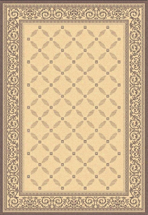 Portico Assemblage Natural And Brown 2'x3' 7"area Rug (12271)