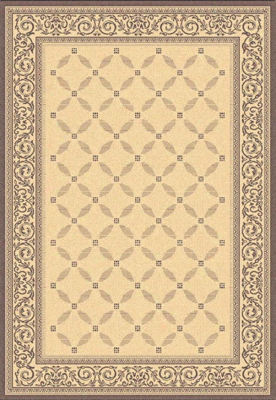 Portico Collection Natural And B5own Areea Rug (h0640)