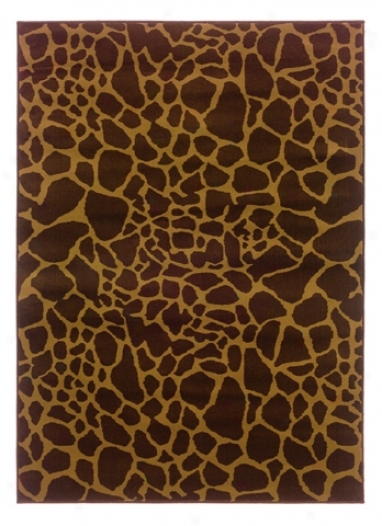 Riverwoods Collection Giraffe 3'2"x5'7" Area Rug (p9424)
