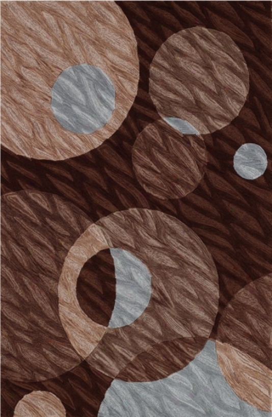 Textured Chocolate Area Rug (j6740)