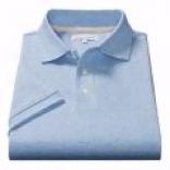 Alex Cannon Heathered Pique Polo Shirt - Short Sleeve (for Men)