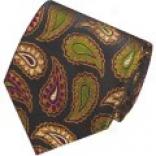 Altea Large Paisley Fine Silk Tie (for Men)