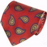 Altea Large Paisley Silk Tie (for Men)