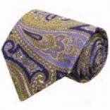 Altea Riibbed Paisley Tie - Silk (for Men)