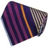 Aktea Silk Large Repeat Stripe Tie (for Men)