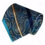 Altea Silk Paisley Stripe Tie (for Mwn)