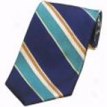 Altea Spaced Stripe Silk Tie (for Men)