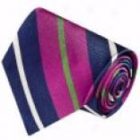 Altea Spacious Stripe Fine Silk Tie (for Men)