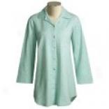 Anne Lewin Cotton Nightshirt - Long Sleeve (for Women)