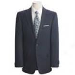 Arnold Brant Navy Wool Suit - Fabric By Loro Piana (for Men)