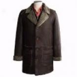 Aston Krek Shearling Coat With Patch Pockets (for Men)