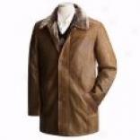 Aston Nappa Leather-trim Shearling Coat (for Men)