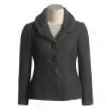 Atelier Boiled Wool Jacket - Pinched Collar (for Women)