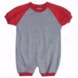 Athletic Ronper Prosecution ---  Short Sleeve  (Conducive to Infants)