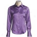 Audrey Talbott Satin Shirt - Aly, Long Sleeve (for Women)