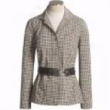 Aura Floral Silk Shirt Jacket - Belted (for Women)