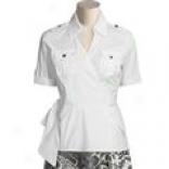 Austin Reed Black Label Shirt - Stretch Cotton, Short Sleeve (for Women)