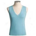 Austin Reed Marla Silk Blend Shell Shirt - Sleeveless (for Women)