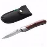 Baladeo Hunting Lagioule Knife - Brown Stamina Wood