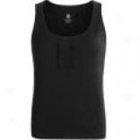 Balance By Marika Tuxedo Shimmel Shirt - Organic Cotton, Sleeveless (for Women)