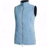 Barbour Shaped Microfiber Quilted Vest - Insulated (for Women)