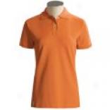 Barbour Sports Pique Polo Shirt - Short Sleeve (for Women)