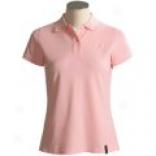 Barbour Sports Stretch Polo Shirt - Cotton Pique, Short Sleeve (for Women)