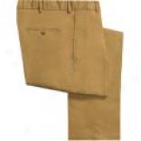 Barry Bricken Cotton Sateen Pants - Flat Front (for Men)