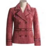 Belted Suede Jacket (for Women)