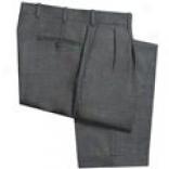 Berle Glen Plaid Array Pants - Wool, Pleated Front (for Men)