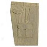 Berle Vintage Seersucker Cargo Shorts - Cotton (for Men)