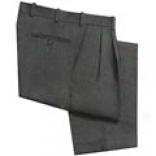 Berle Wool Falnnel Dress Pants - Pleated (for Men)