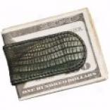 Bosca Riserva Leather-clad Money Clip
