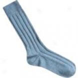 Bresciani Donegal Mid-calf Dress Socks - Wool-acrylic (for Men)